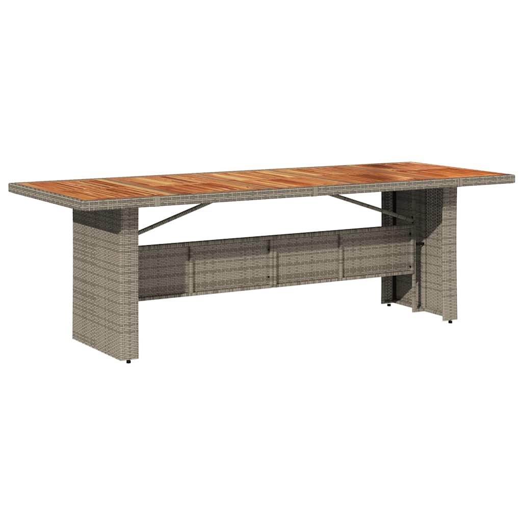 9-delige Bistroset met kussens poly rattan grijs is nu te koop bij PeponiXL, paradijselijk wonen!