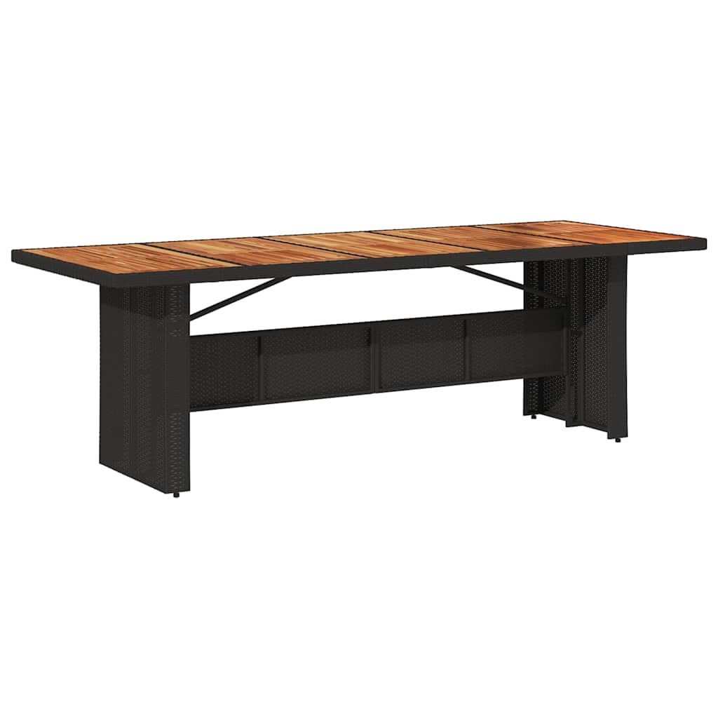 11-delige Bistroset met kussens poly rattan zwart is nu te koop bij PeponiXL, paradijselijk wonen!