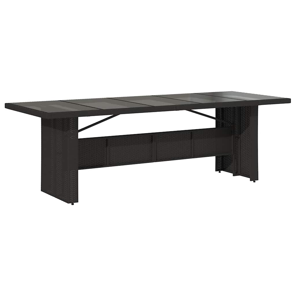 9-delige Bistroset met kussens poly rattan zwart is nu te koop bij PeponiXL, paradijselijk wonen!
