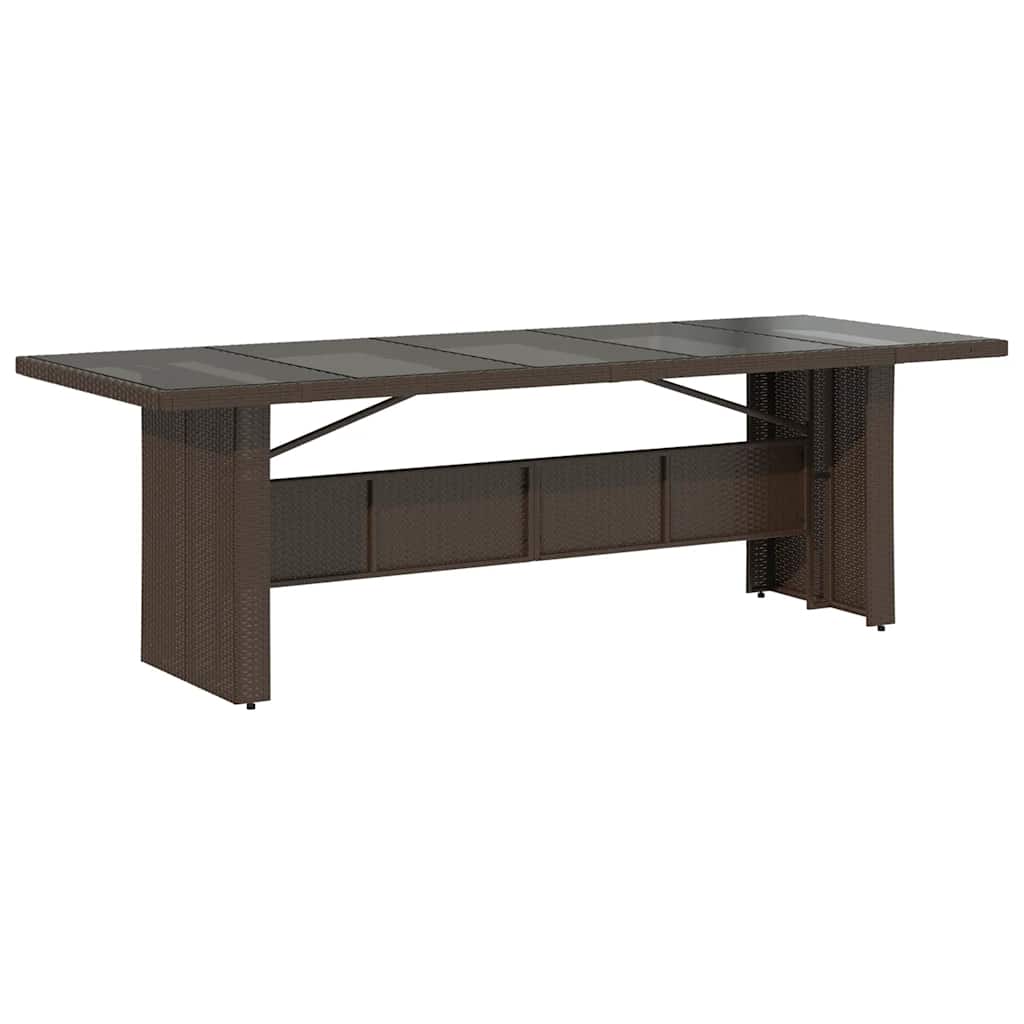 9-delige Bistroset met kussens poly rattan bruin is nu te koop bij PeponiXL, paradijselijk wonen!