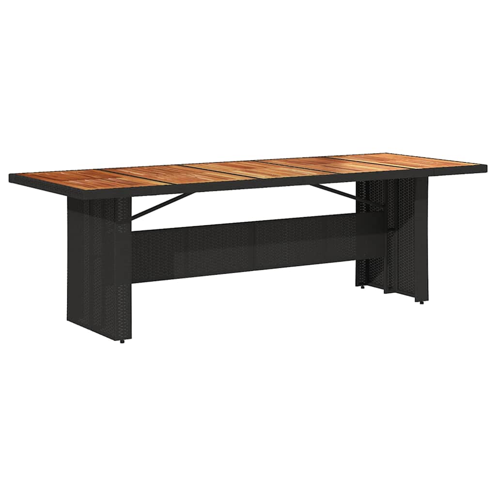 11-delige Bistroset met kussens poly rattan zwart is nu te koop bij PeponiXL, paradijselijk wonen!