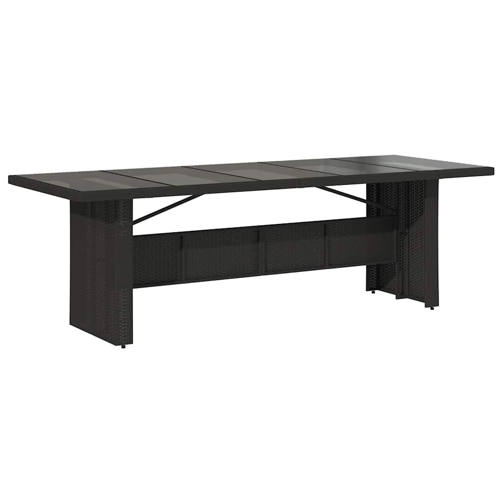 11-delige Bistroset met kussens poly rattan zwart is nu te koop bij PeponiXL, paradijselijk wonen!
