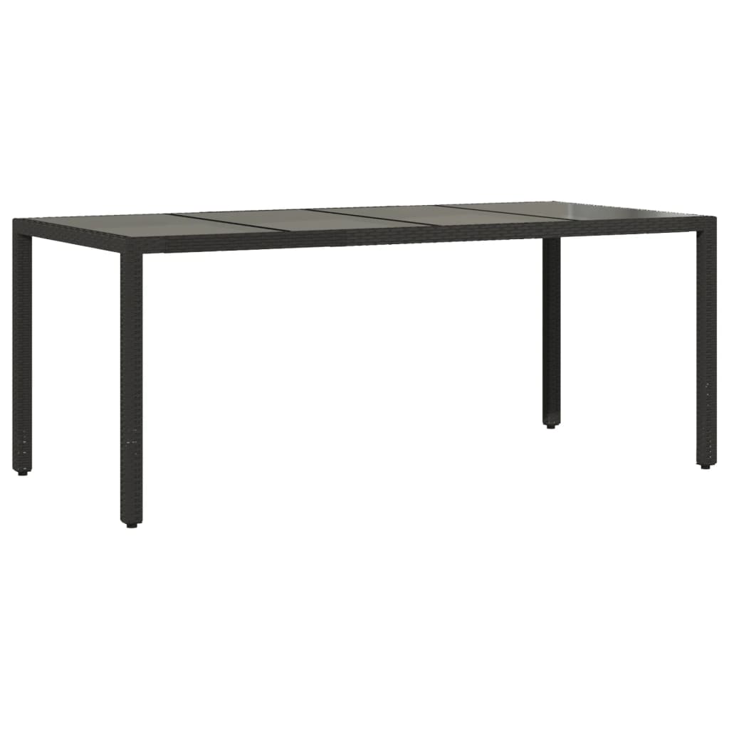 7-delige Tuinset met kussens poly rattan en acaciahout zwart is nu te koop bij PeponiXL, paradijselijk wonen!