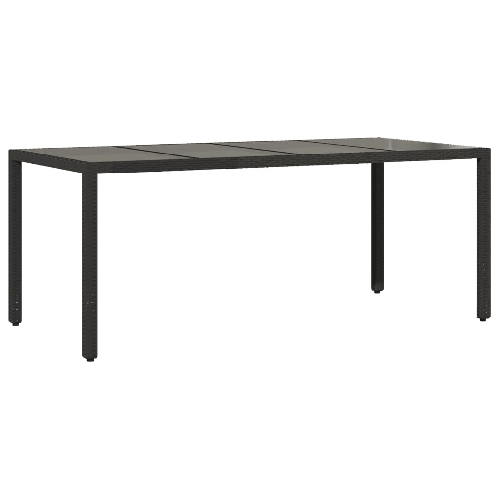 7-delige Tuinset met kussens poly rattan en acaciahout zwart is nu te koop bij PeponiXL, paradijselijk wonen!