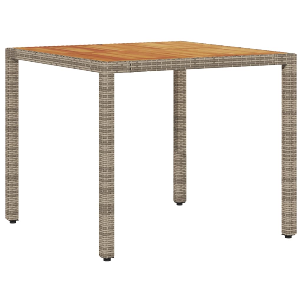 3-delige Tuinset met kussens poly rattan en acaciahout grijs is nu te koop bij PeponiXL, paradijselijk wonen!