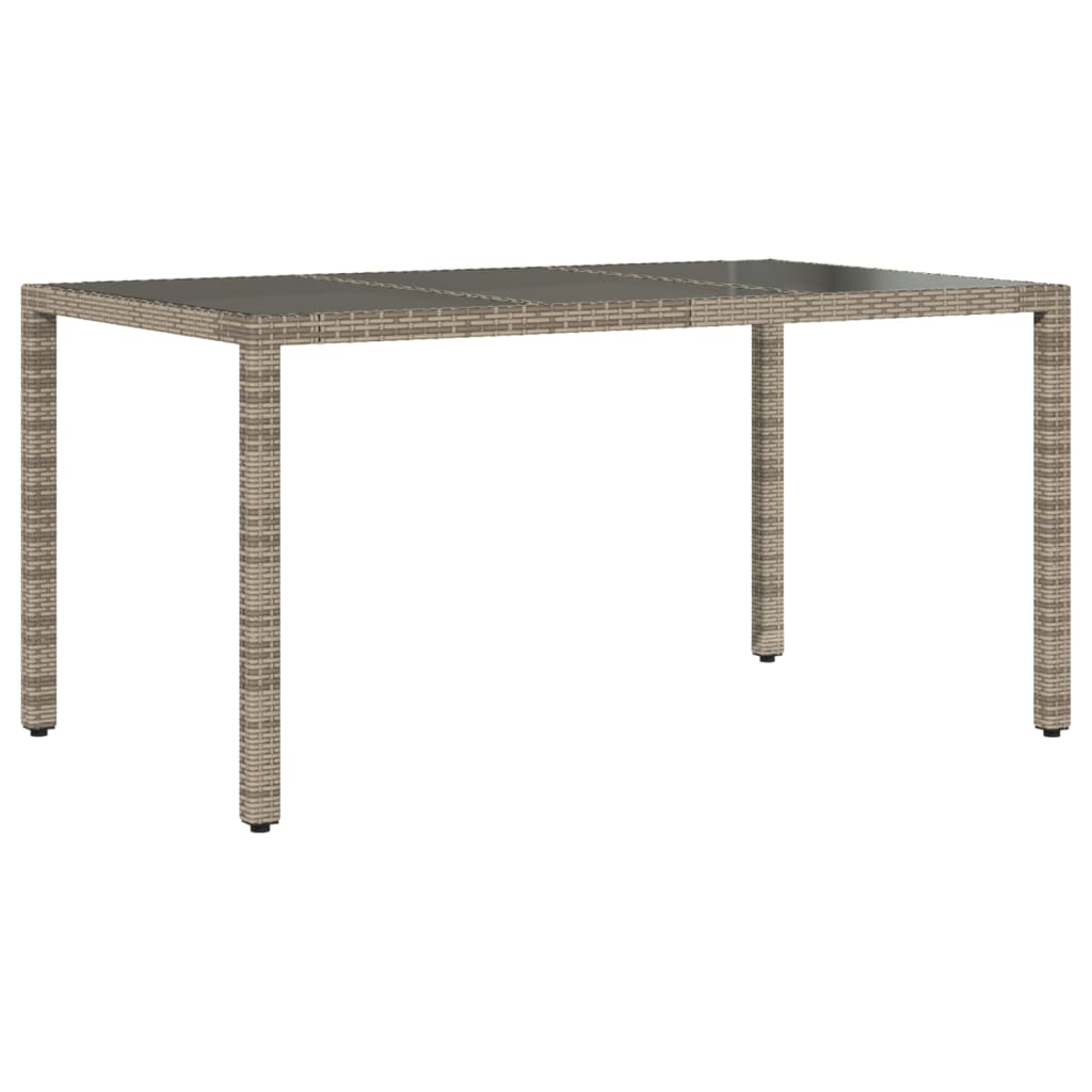 7-delige Tuinset met kussens poly rattan en glas grijs is nu te koop bij PeponiXL, paradijselijk wonen!