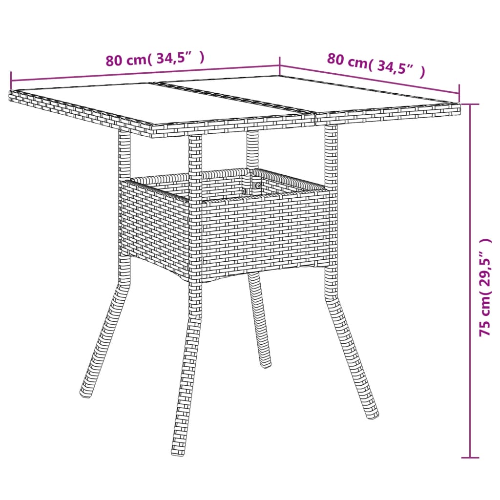 5-delige Tuinset met kussens poly rattan en acaciahout beige is nu te koop bij PeponiXL, paradijselijk wonen!