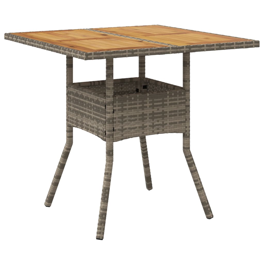 3-delige Tuinset met kussens poly rattan en acaciahout grijs is nu te koop bij PeponiXL, paradijselijk wonen!