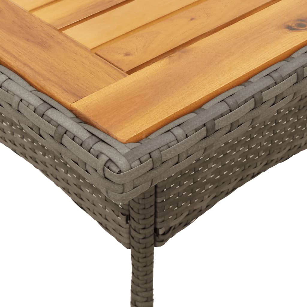 3-delige Tuinset met kussens poly rattan en acaciahout grijs is nu te koop bij PeponiXL, paradijselijk wonen!