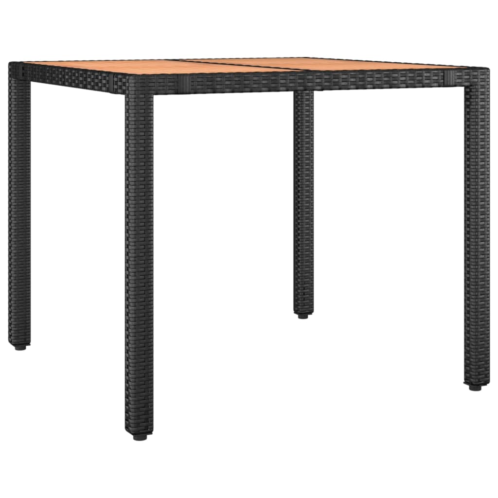 5-delige Tuinset met kussens poly rattan zwart is nu te koop bij PeponiXL, paradijselijk wonen!