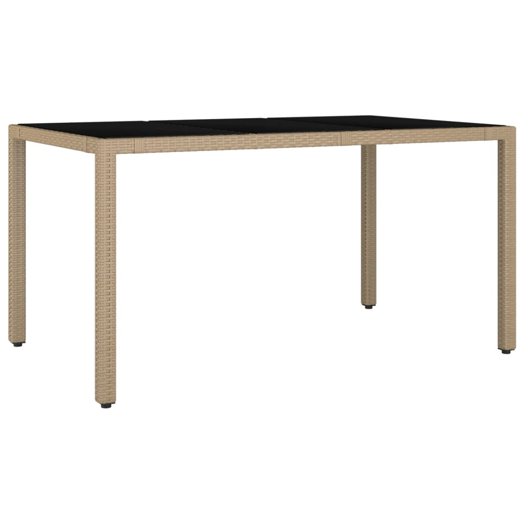 7-delige Tuinset met kussens poly rattan beige is nu te koop bij PeponiXL, paradijselijk wonen!