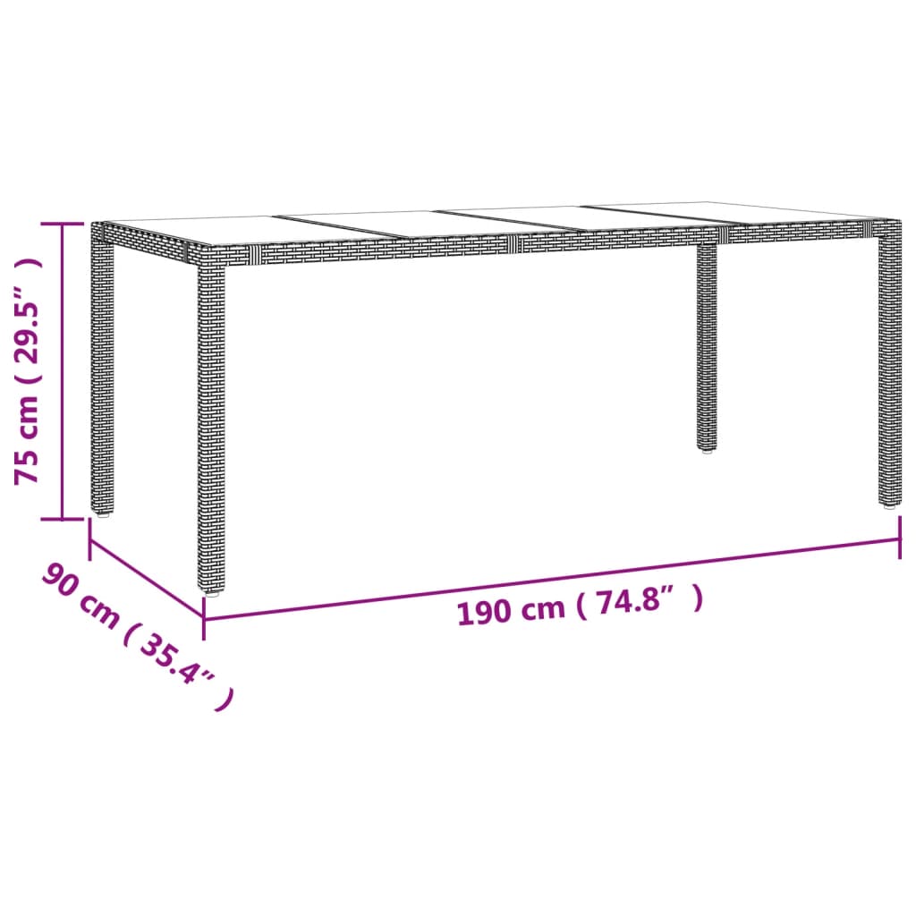 9-delige Tuinset met kussens poly rattan beige is nu te koop bij PeponiXL, paradijselijk wonen!