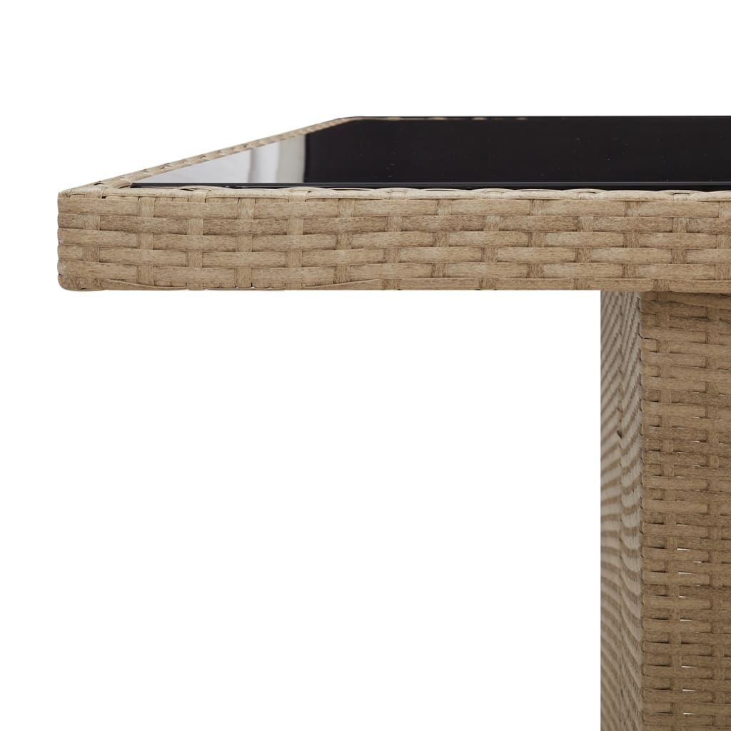11-delige Tuinset met kussens poly rattan beige is nu te koop bij PeponiXL, paradijselijk wonen!