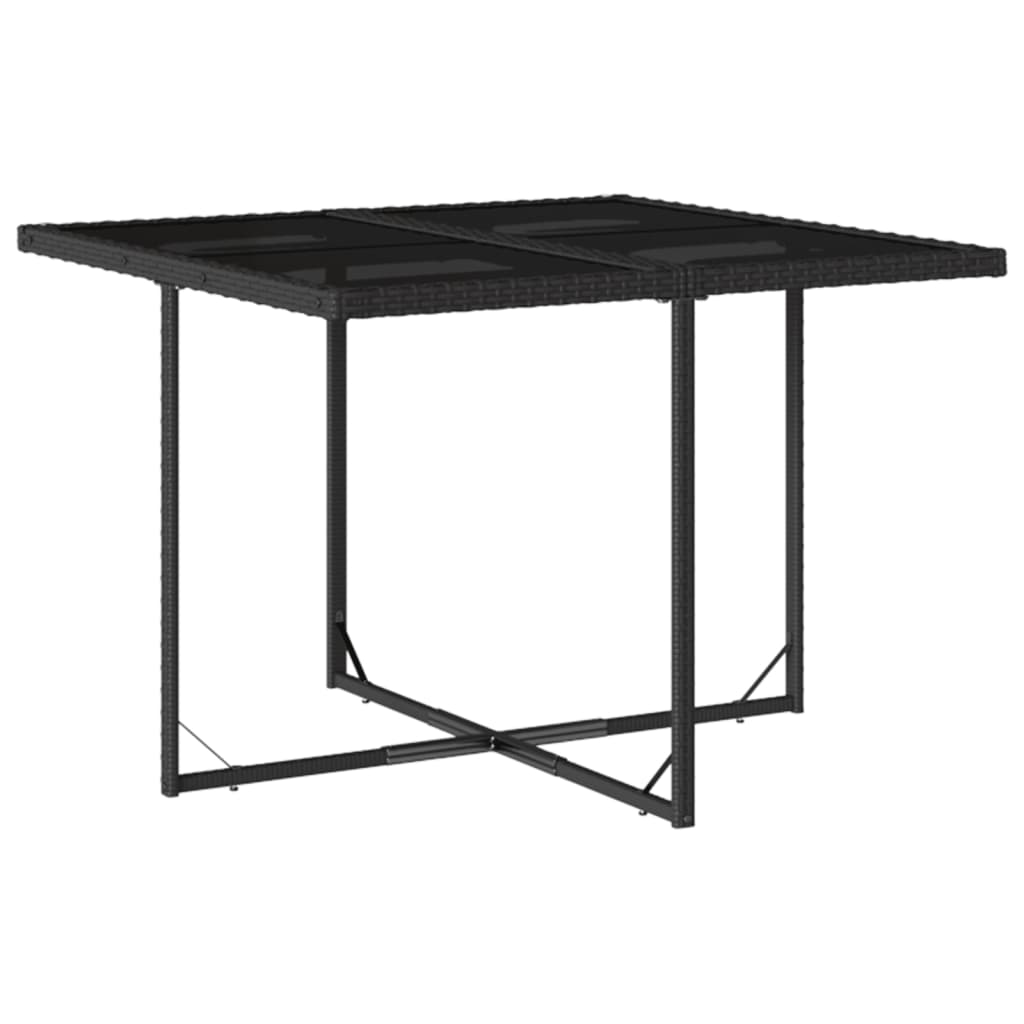 5-delige Tuinset met kussens poly rattan zwart is nu te koop bij PeponiXL, paradijselijk wonen!