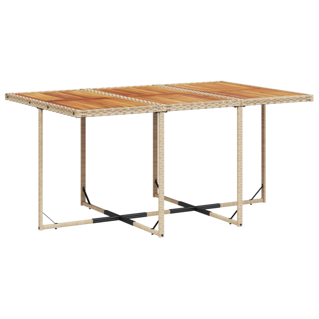 7-delige Tuinset met kussens poly rattan beige is nu te koop bij PeponiXL, paradijselijk wonen!