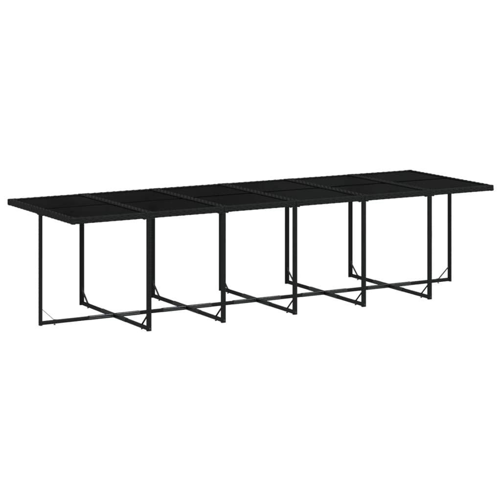 13-delige Tuinset met kussens poly rattan zwart is nu te koop bij PeponiXL, paradijselijk wonen!