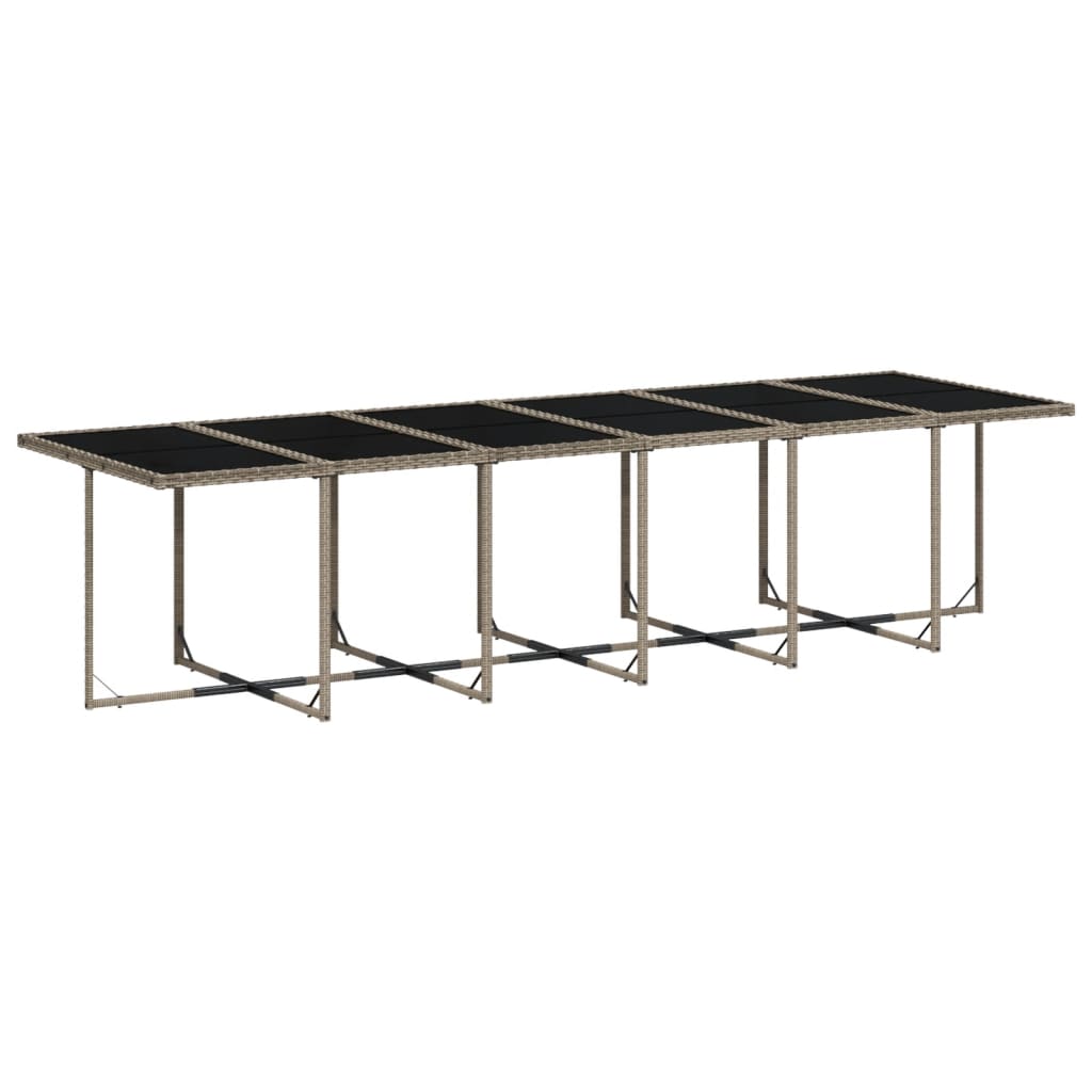 13-delige tuinset met kussens, grijs polyrotan is nu te koop bij PeponiXL, paradijselijk wonen!