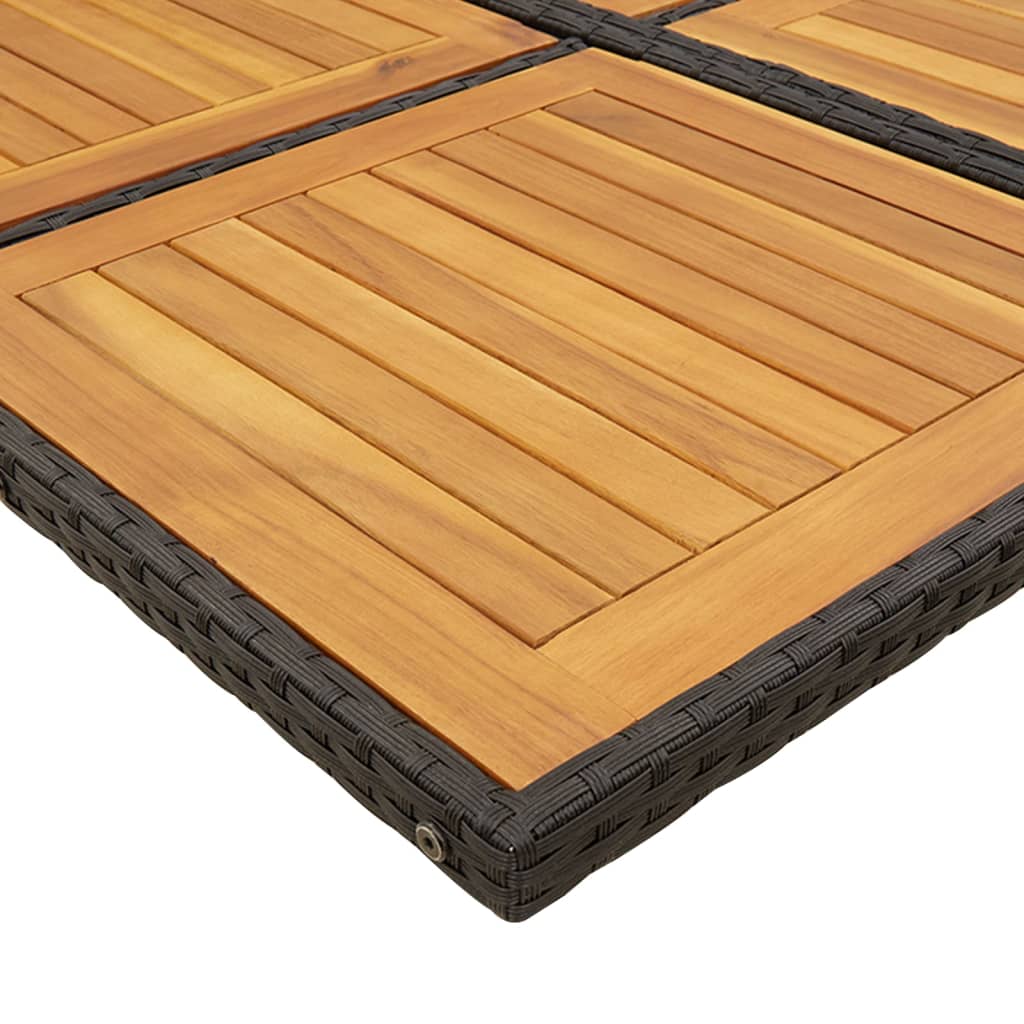 13-delige Tuinset met kussens poly rattan zwart is nu te koop bij PeponiXL, paradijselijk wonen!