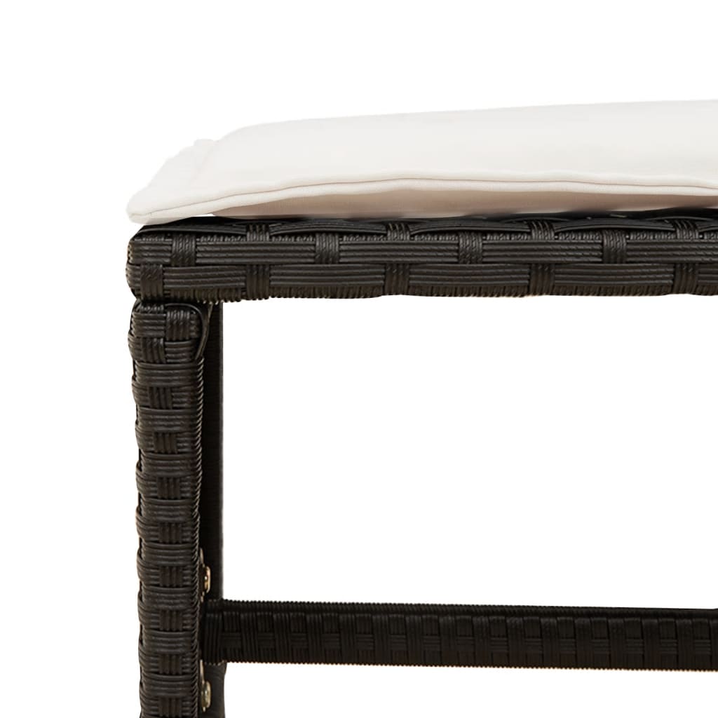 9-delige Tuinset poly rattan zwart is nu te koop bij PeponiXL, paradijselijk wonen!