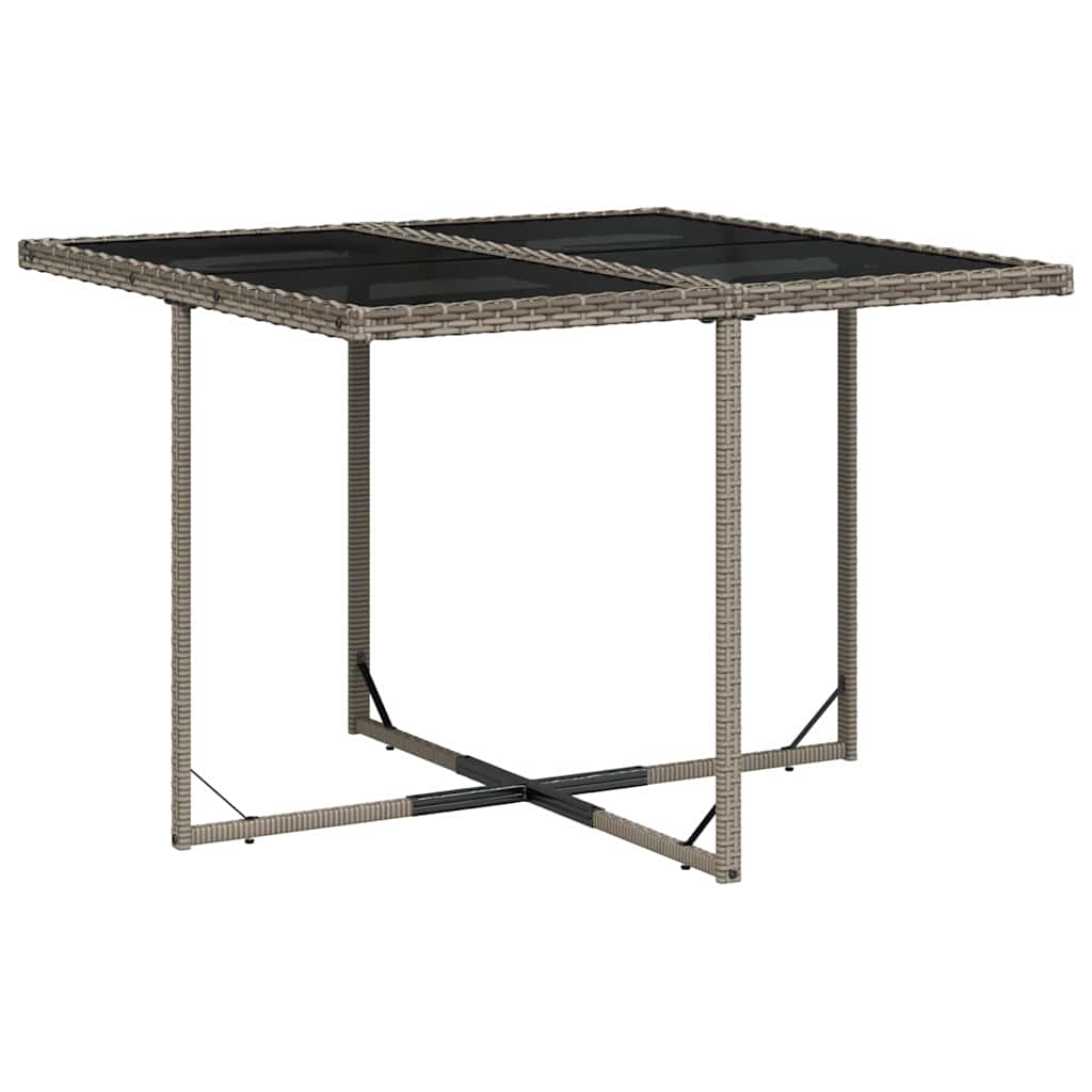 9-delige Tuinset met kussens poly rattan grijs is nu te koop bij PeponiXL, paradijselijk wonen!