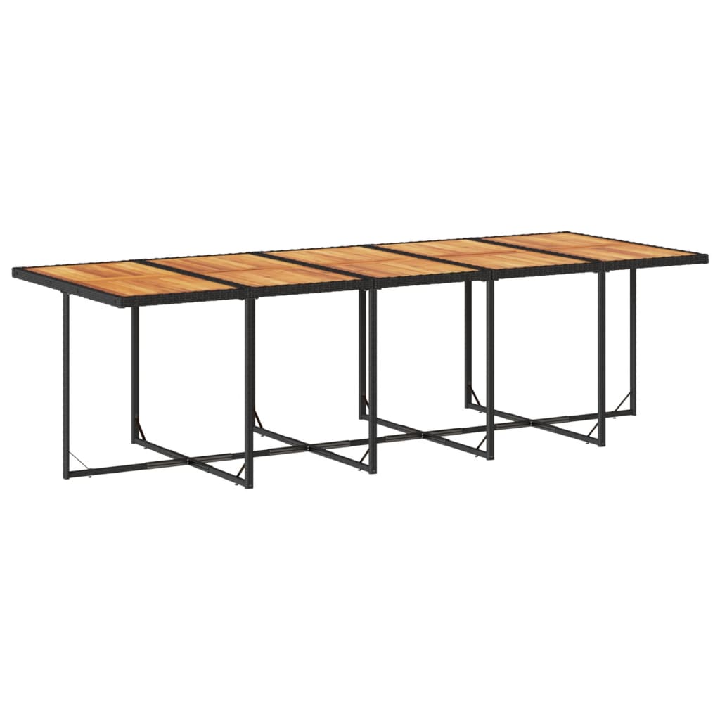 15-delige Tuinset met kussens poly rattan zwart is nu te koop bij PeponiXL, paradijselijk wonen!