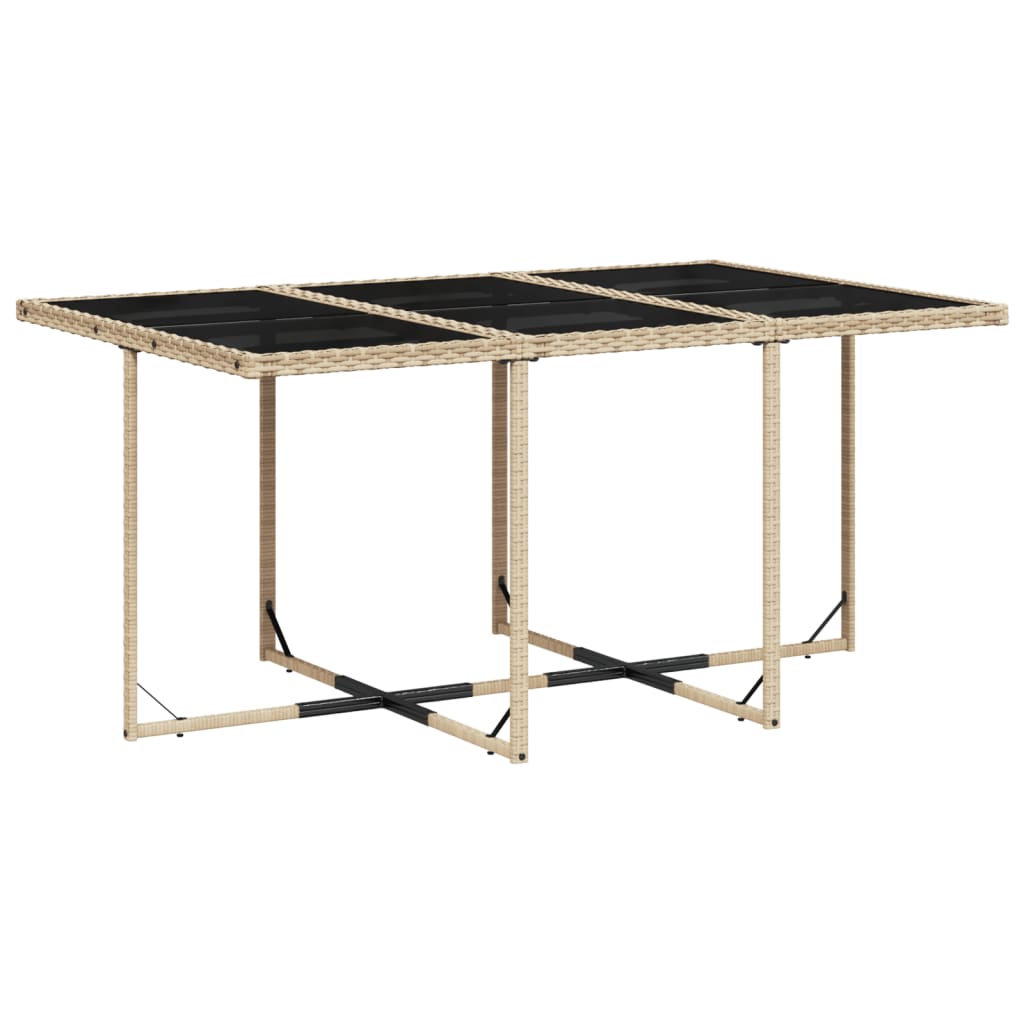 7-delige Tuinset met kussens poly rattan beige is nu te koop bij PeponiXL, paradijselijk wonen!