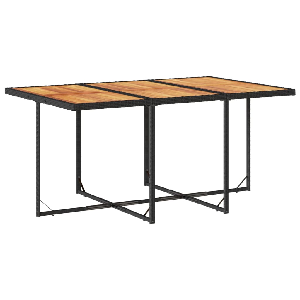 7-delige Tuinset met kussens poly rattan zwart is nu te koop bij PeponiXL, paradijselijk wonen!