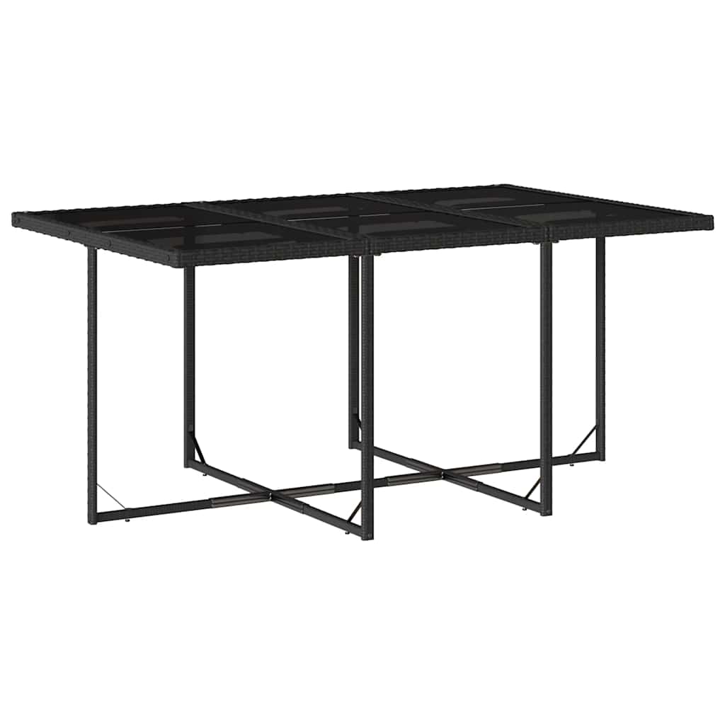 11-delige Tuinset met kussens poly rattan zwart is nu te koop bij PeponiXL, paradijselijk wonen!