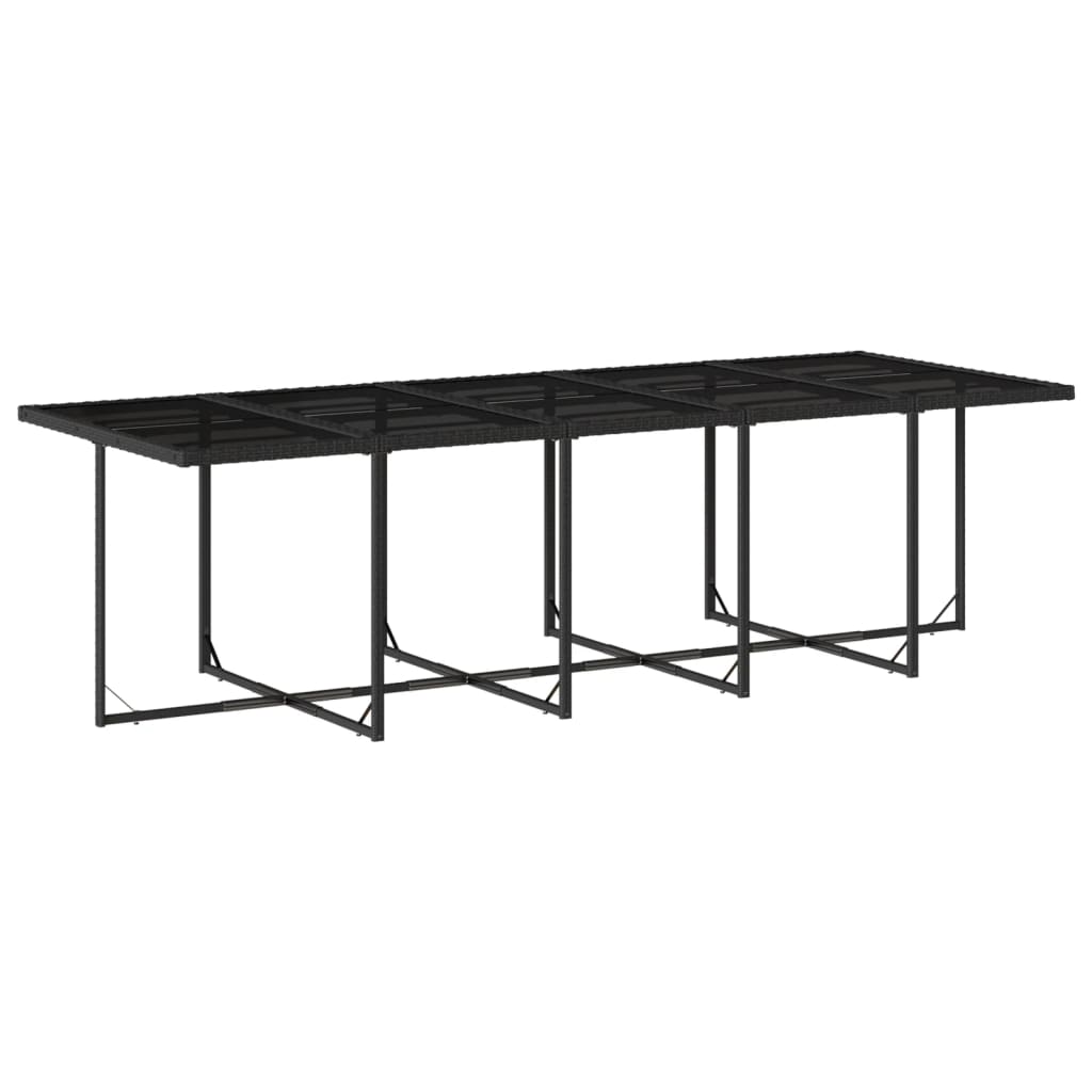 15-delige Tuinset met kussens poly rattan zwart is nu te koop bij PeponiXL, paradijselijk wonen!