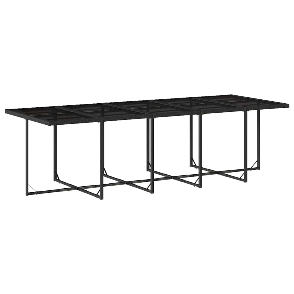 15-delige Tuinset met kussens poly rattan zwart is nu te koop bij PeponiXL, paradijselijk wonen!