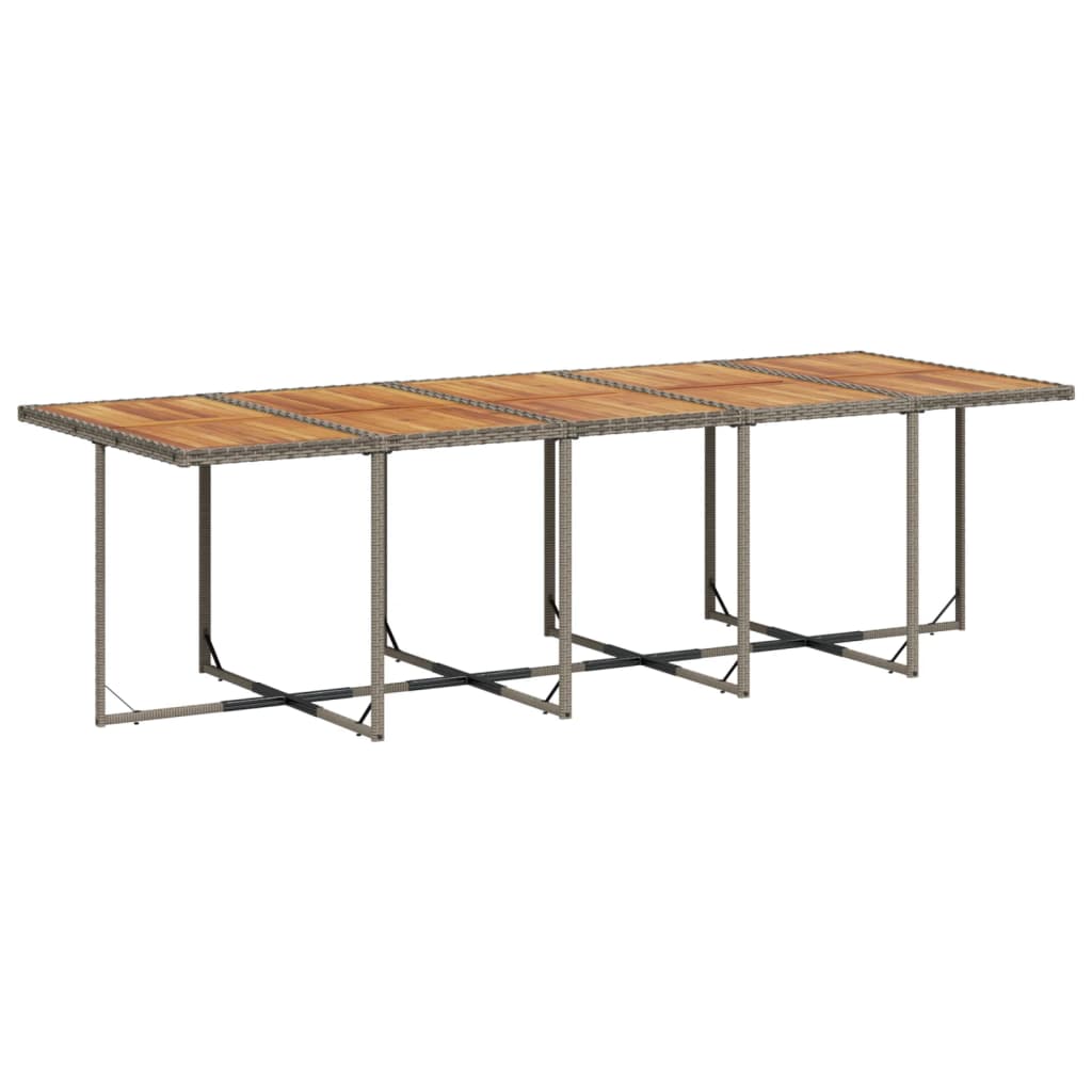 15-delige tuinset met kussens, grijs polyrotan is nu te koop bij PeponiXL, paradijselijk wonen!