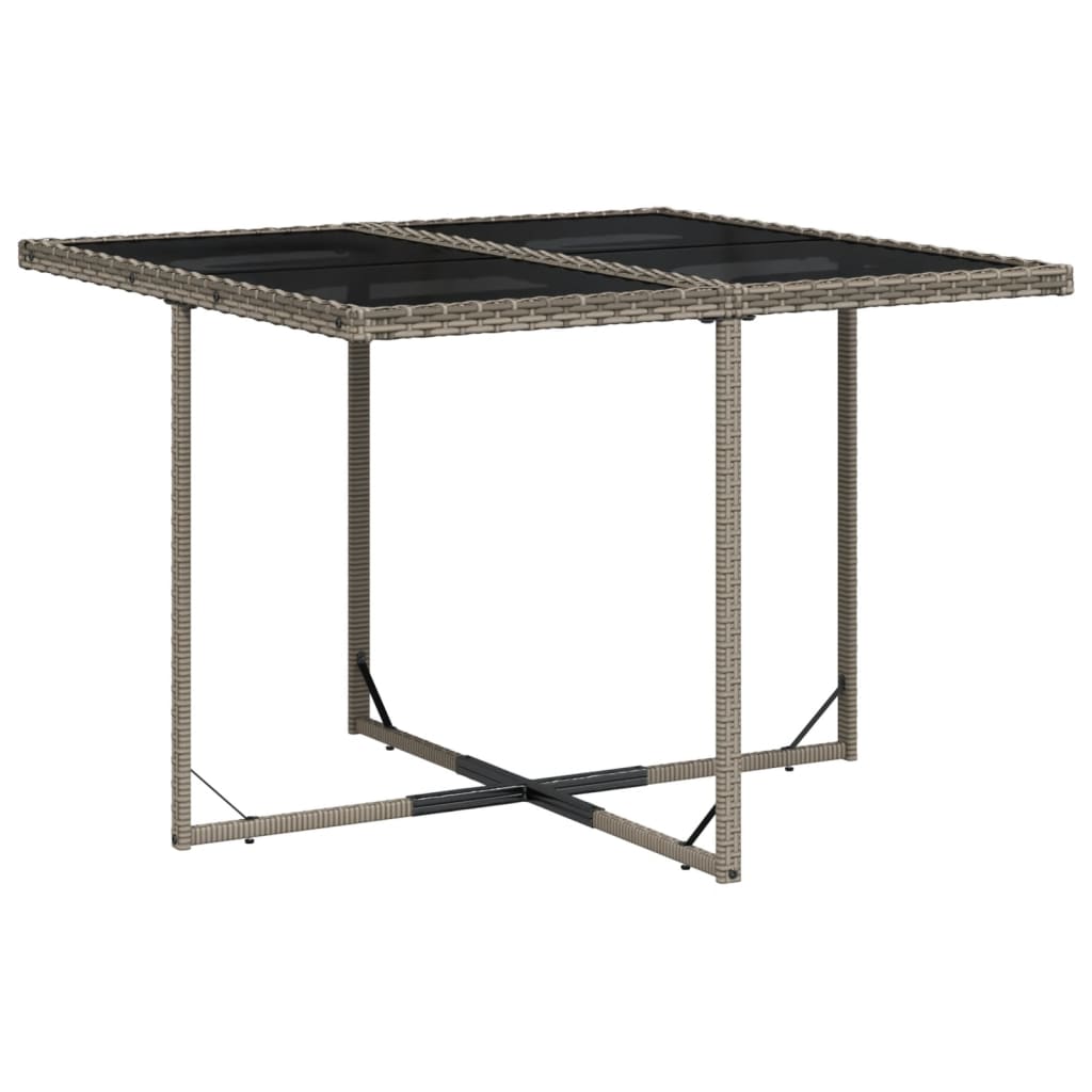 9-delige tuinset met kussens, grijs polyrotan is nu te koop bij PeponiXL, paradijselijk wonen!