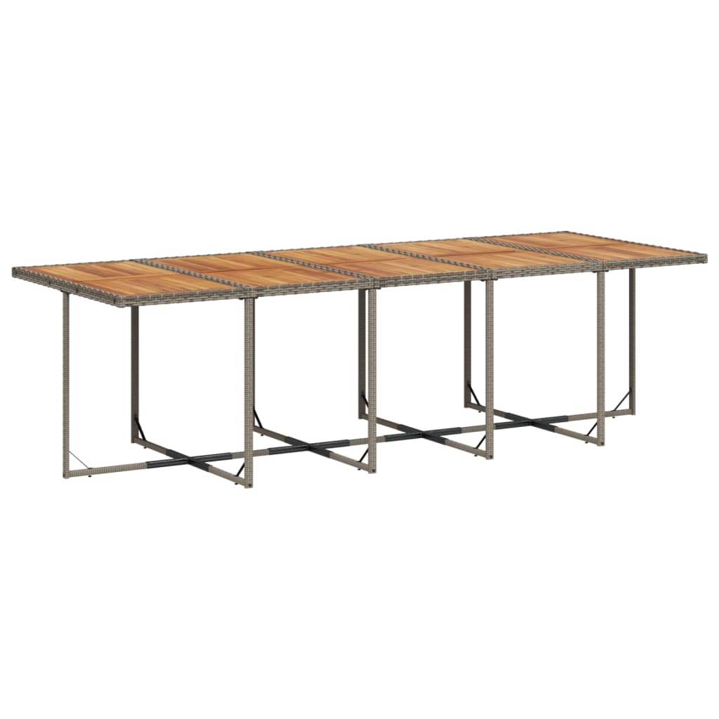 15-delige tuinset met kussens, grijs polyrotan is nu te koop bij PeponiXL, paradijselijk wonen!