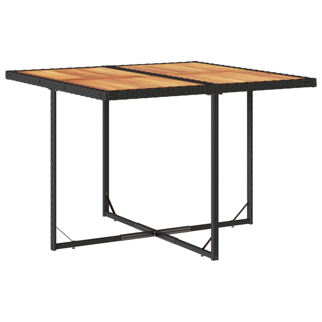 5-delige Tuinset met kussens poly rattan zwart is nu te koop bij PeponiXL, paradijselijk wonen!