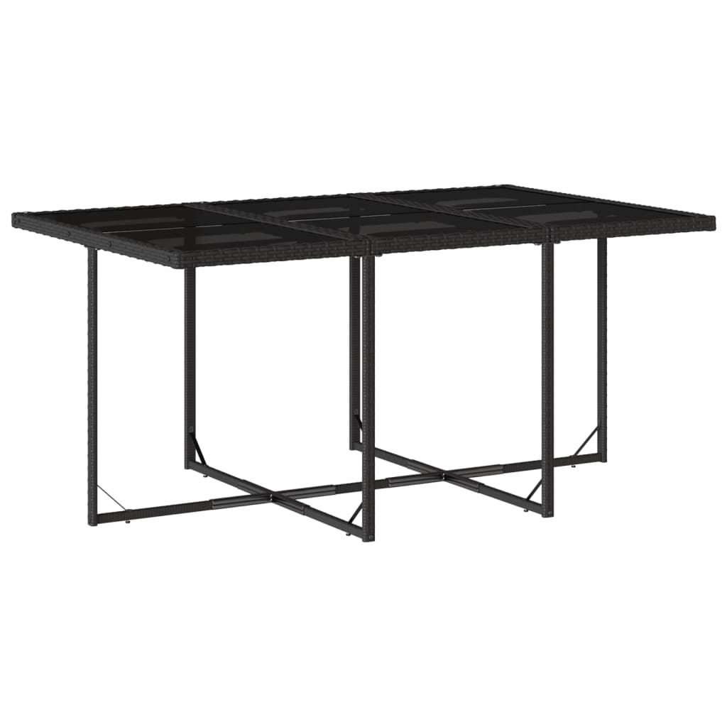 7-delige Tuinset met kussens poly rattan zwart is nu te koop bij PeponiXL, paradijselijk wonen!