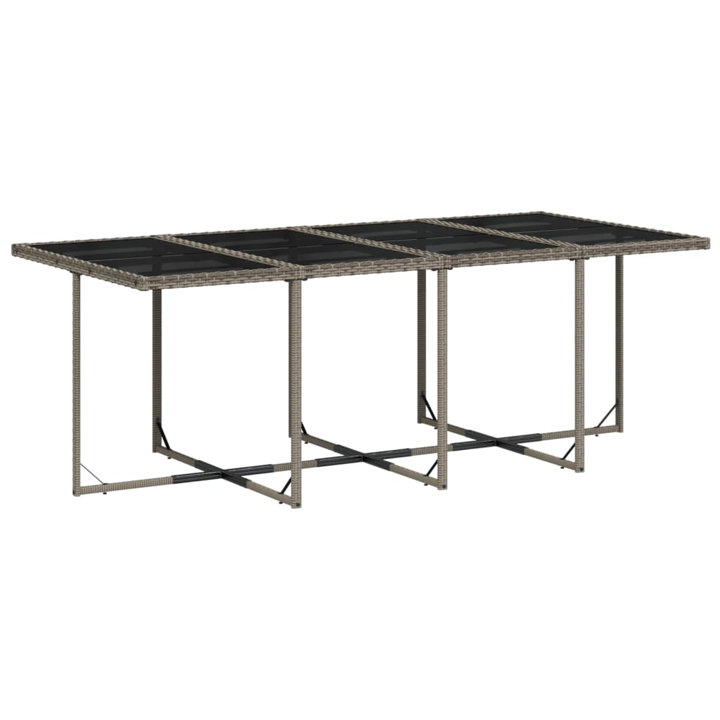 9-delige Tuinset met kussens poly rattan grijs is nu te koop bij PeponiXL, paradijselijk wonen!