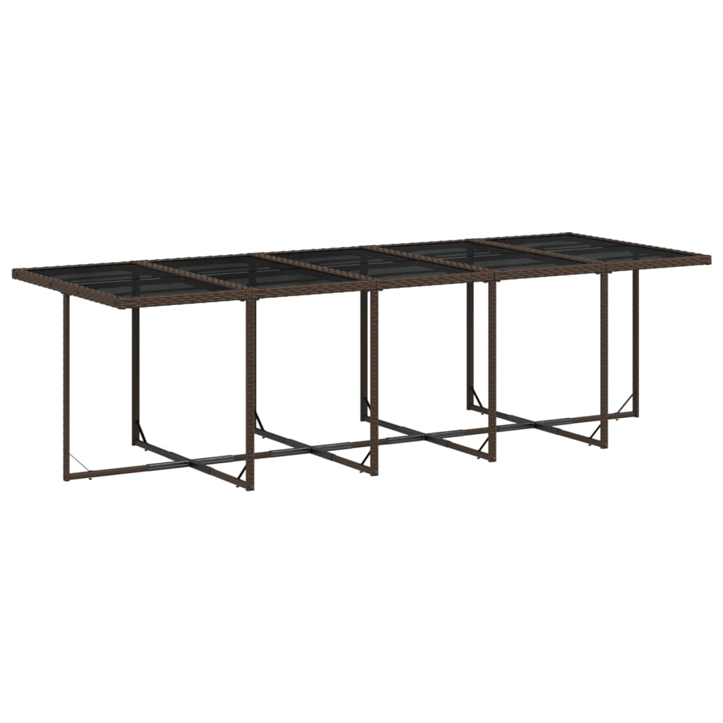 11-delige Tuinset met kussens poly rattan bruin is nu te koop bij PeponiXL, paradijselijk wonen!