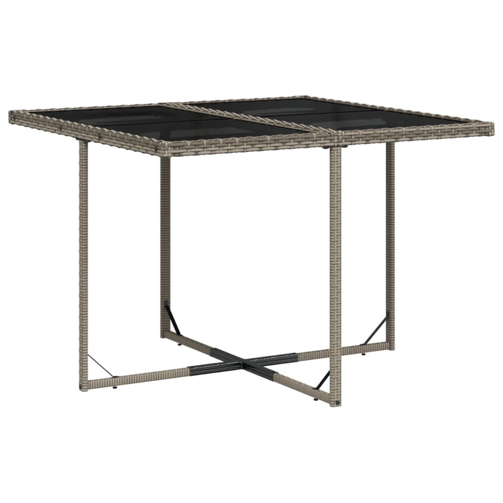 9-delige Tuinset met kussens poly rattan grijs is nu te koop bij PeponiXL, paradijselijk wonen!