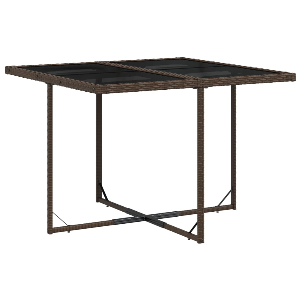 9-delige Tuinset met kussens poly rattan bruin is nu te koop bij PeponiXL, paradijselijk wonen!