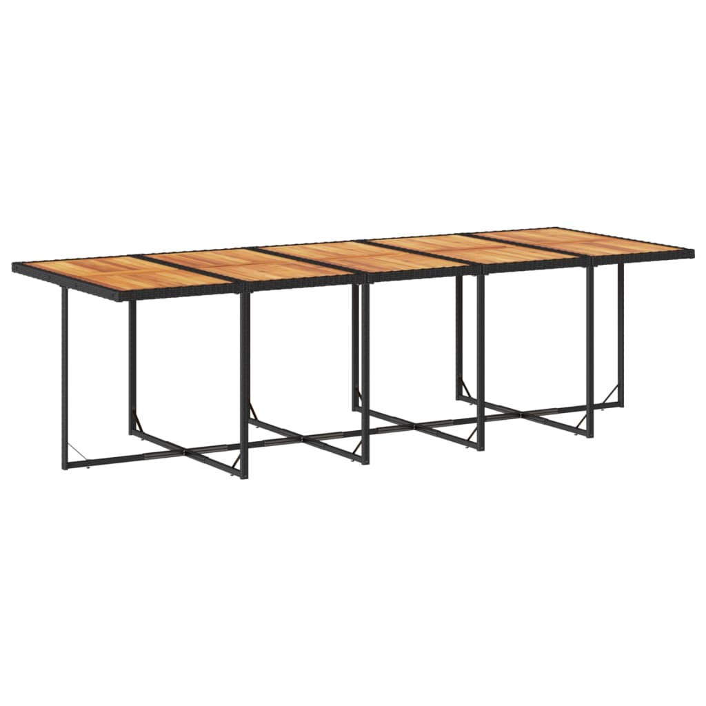 15-delige Tuinset met kussens poly rattan zwart is nu te koop bij PeponiXL, paradijselijk wonen!