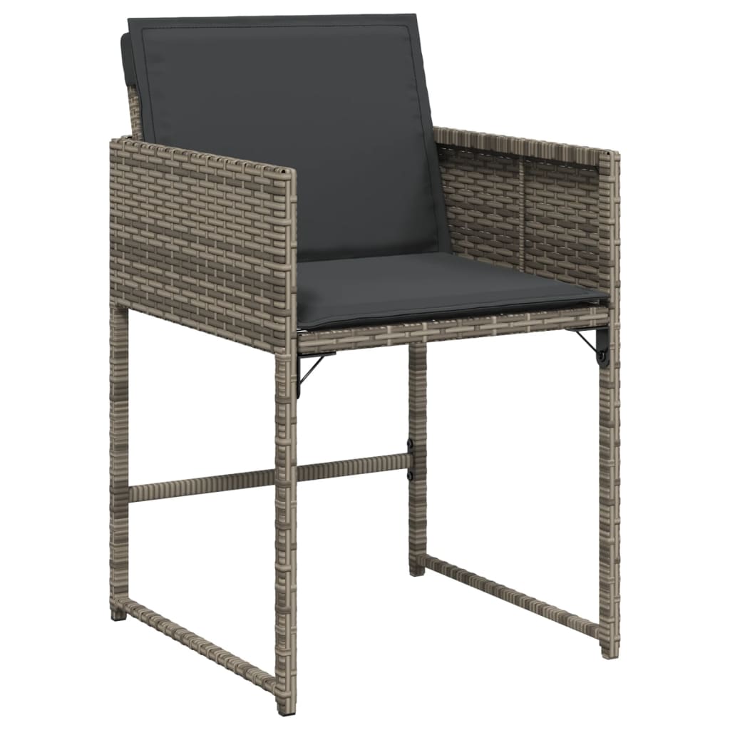 13-delige Tuinset met kussens poly rattan grijs is nu te koop bij PeponiXL, paradijselijk wonen!