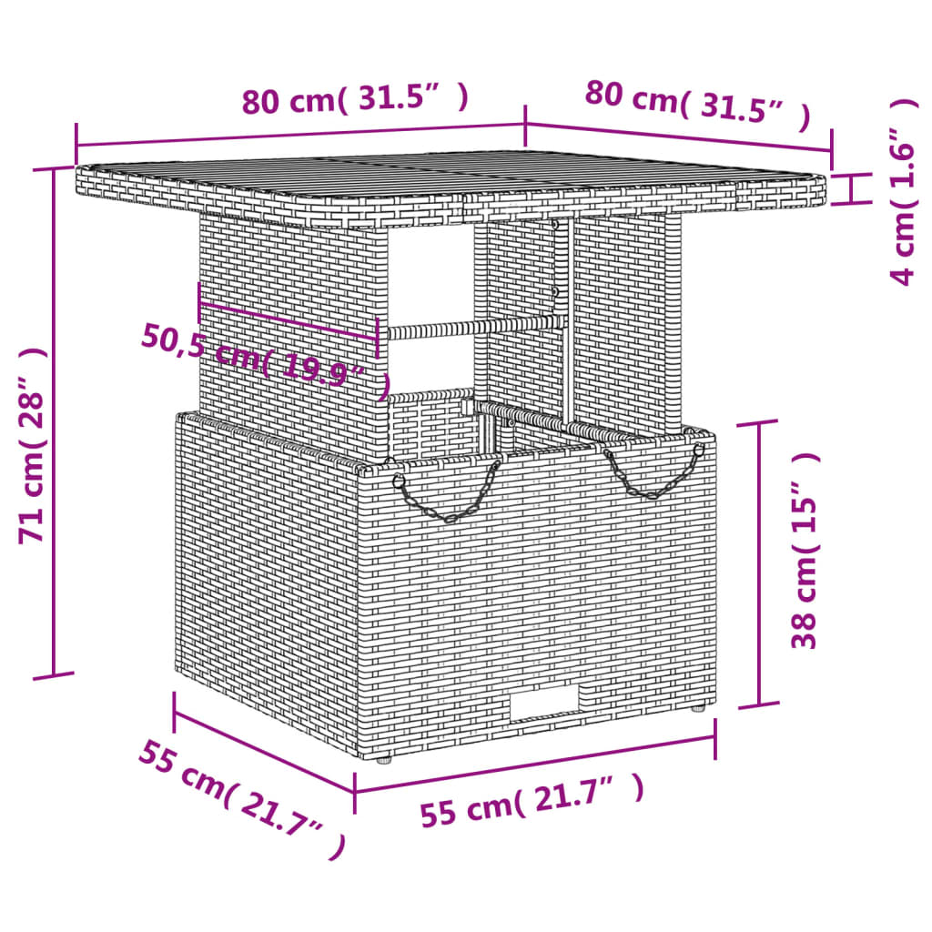 5-delige Tuinset met kussens poly rattan zwart is nu te koop bij PeponiXL, paradijselijk wonen!