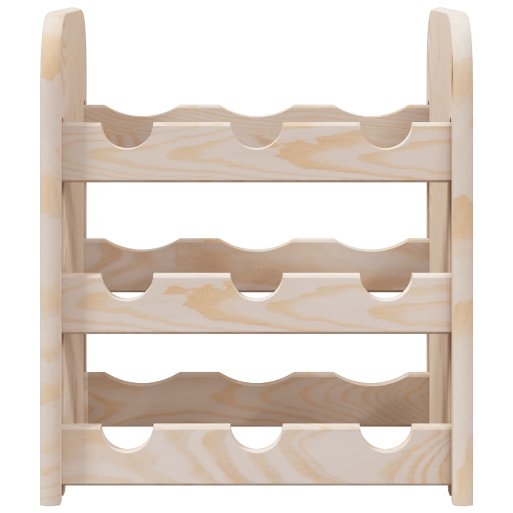 Wijnrek 33x25x37 cm massief grenenhout is nu te koop bij PeponiXL, paradijselijk wonen!