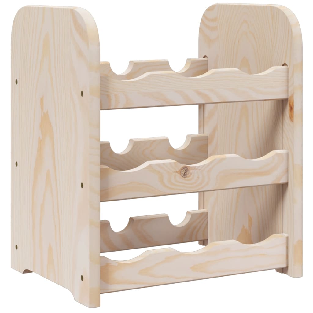 Wijnrek 33x25x37 cm massief grenenhout is nu te koop bij PeponiXL, paradijselijk wonen!