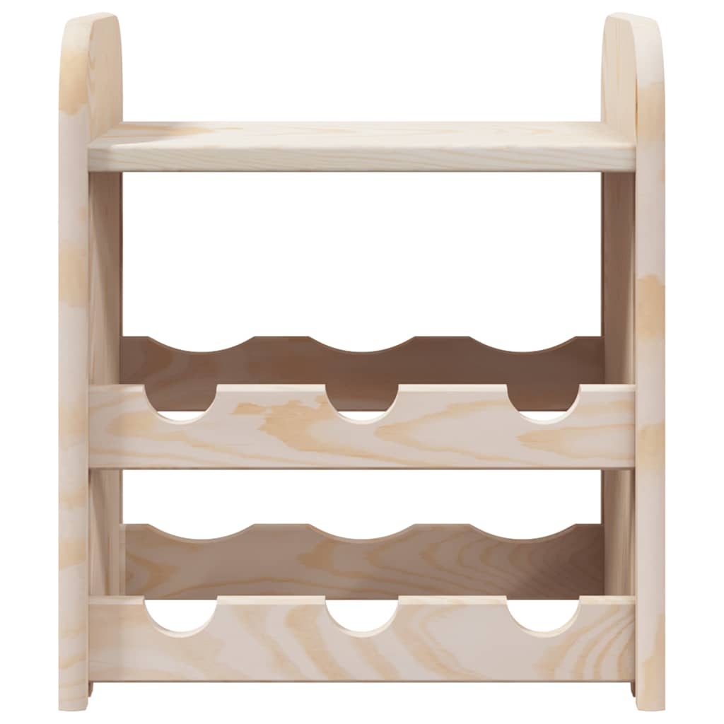 Wijnrek met bovenblad 33x25x37 cm massief grenenhout is nu te koop bij PeponiXL, paradijselijk wonen!