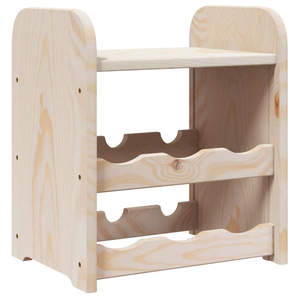 Wijnrek met bovenblad 33x25x37 cm massief grenenhout is nu te koop bij PeponiXL, paradijselijk wonen!