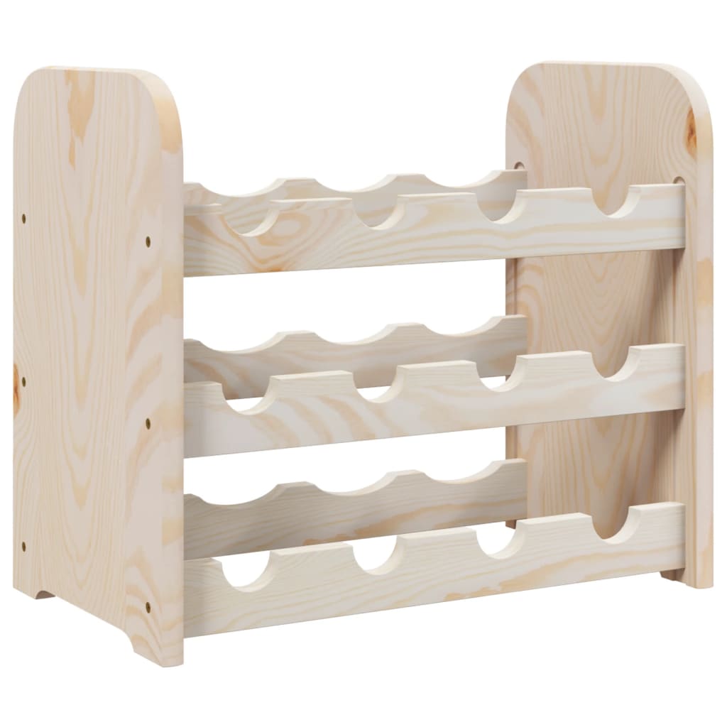 Wijnrek 43x25x37 cm massief grenenhout is nu te koop bij PeponiXL, paradijselijk wonen!