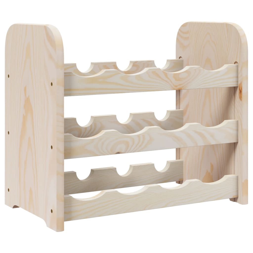 Wijnrek 43x25x37 cm massief grenenhout is nu te koop bij PeponiXL, paradijselijk wonen!