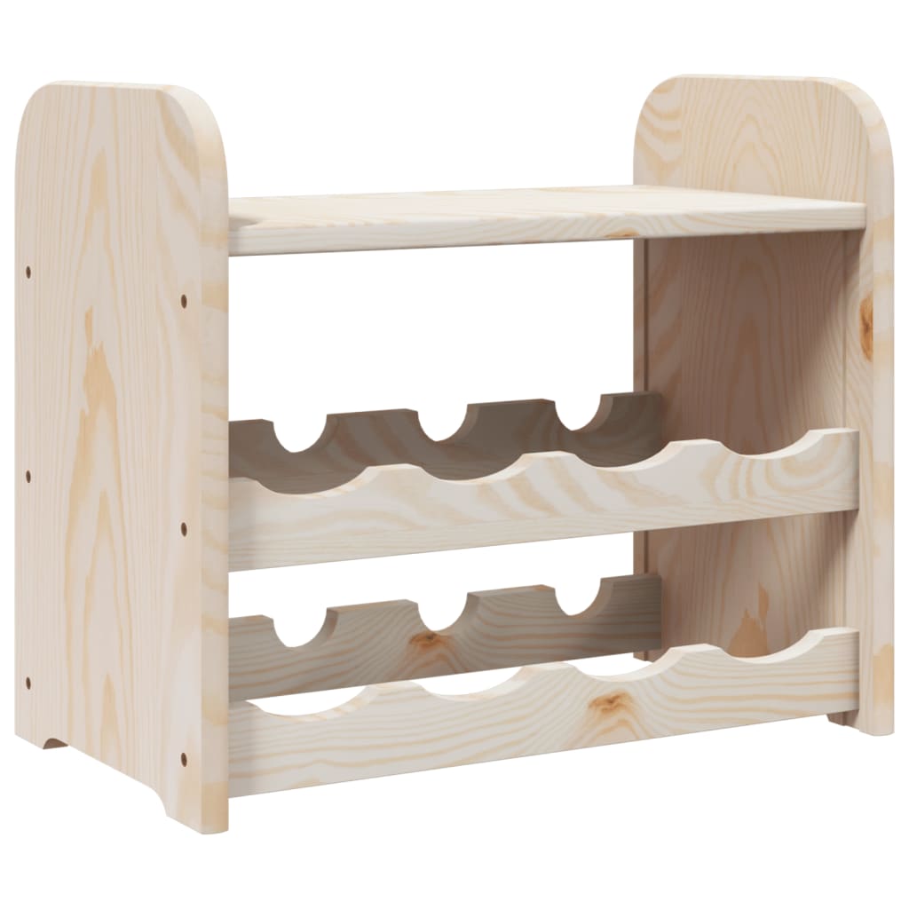 Wijnrek met bovenblad 43x25x37 cm massief grenenhout is nu te koop bij PeponiXL, paradijselijk wonen!