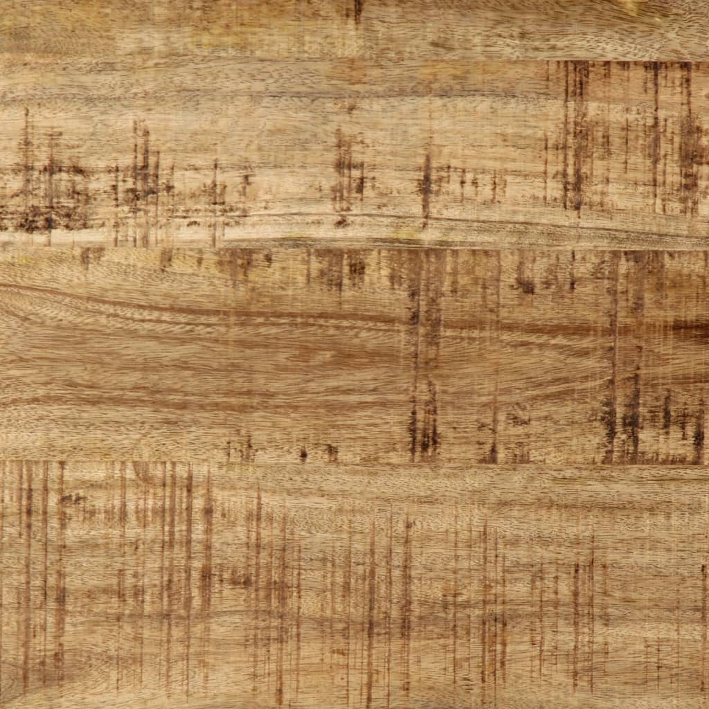 Eettafel 120x55x76 cm massief ruw mangohout is nu te koop bij PeponiXL, paradijselijk wonen!